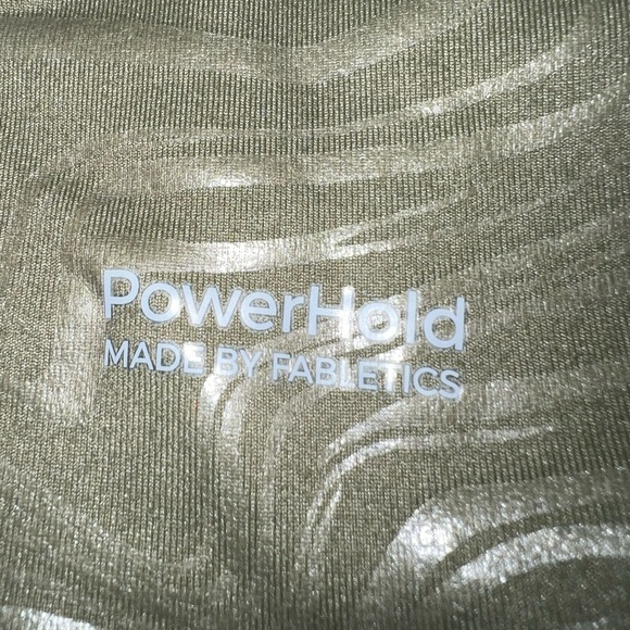 Power hold by Fabletics Ranger Green Small Marbleize 7/8 Leggings. - Picture 3 of 3